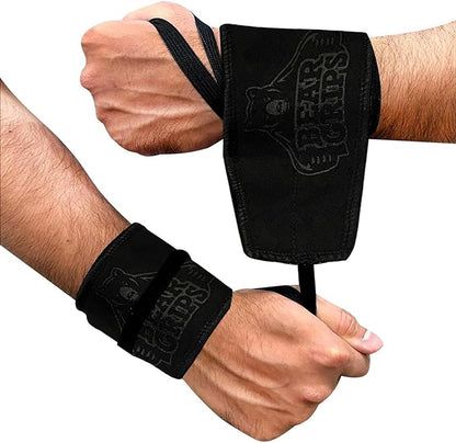 Strength Wraps Cloth Wrist Wraps - For WODs, Weightlifting, Olympic Lifting, Wrist Support