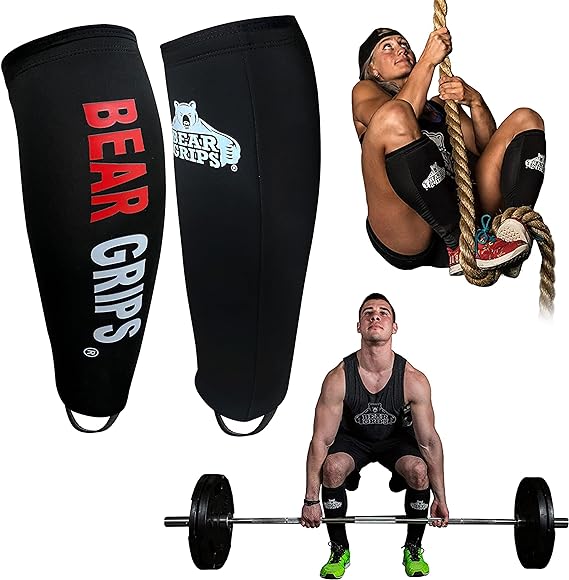 Padded Shin Sleeves for Deadlifts, Rope Climbs, and Shin Protection