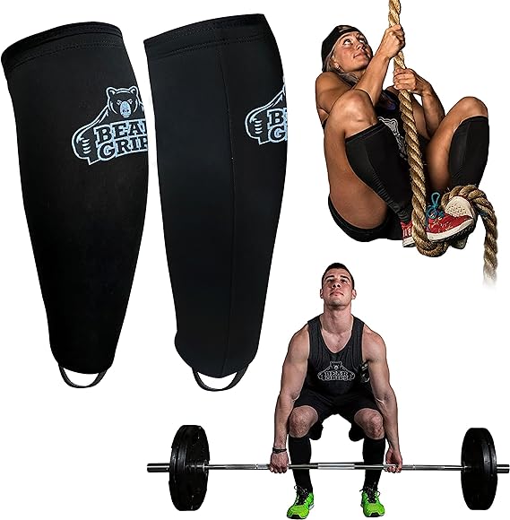 Padded Shin Sleeves for Deadlifts, Rope Climbs, and Shin Protection