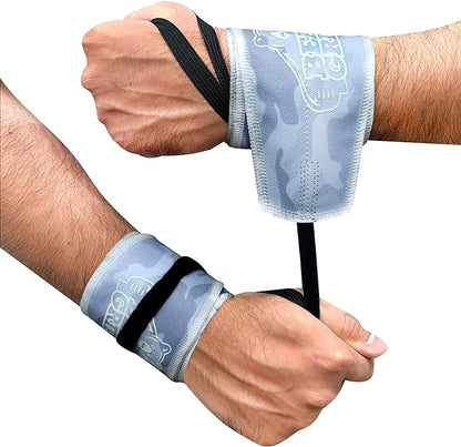 Strength Wraps Cloth Wrist Wraps - For WODs, Weightlifting, Olympic Lifting, Wrist Support