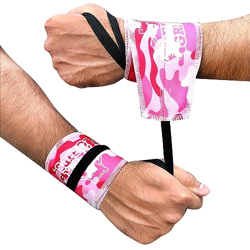 Strength Wraps Cloth Wrist Wraps - For WODs, Weightlifting, Olympic Lifting, Wrist Support