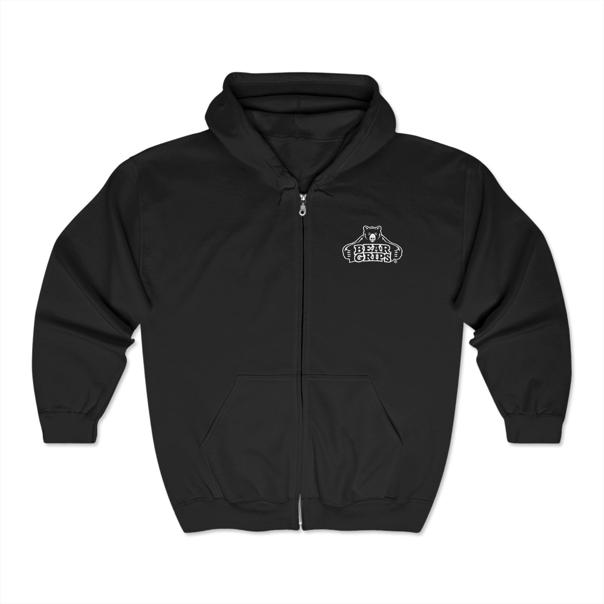 Bear Grips  Classic Zip-Up Hoodie