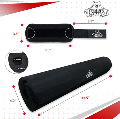 Barbell Pad (Single or Set with Ankle Straps)