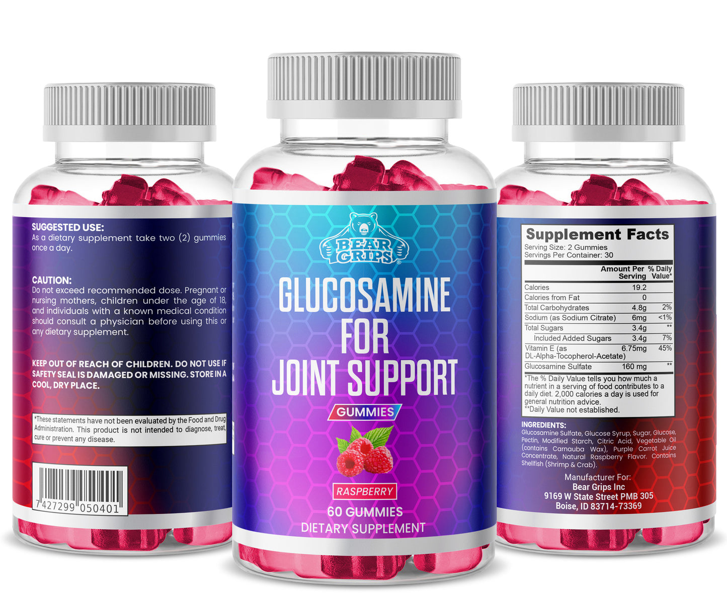 Joint Support Gummies | Glucosamine | 60 Count